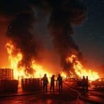 Incendie à Herblay : 15 Voitures Détruites, Enquête en Cours