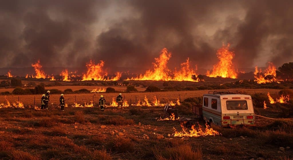 Incendie dans l’Aude : 400 Hectares Dévastés, Tension Palpable