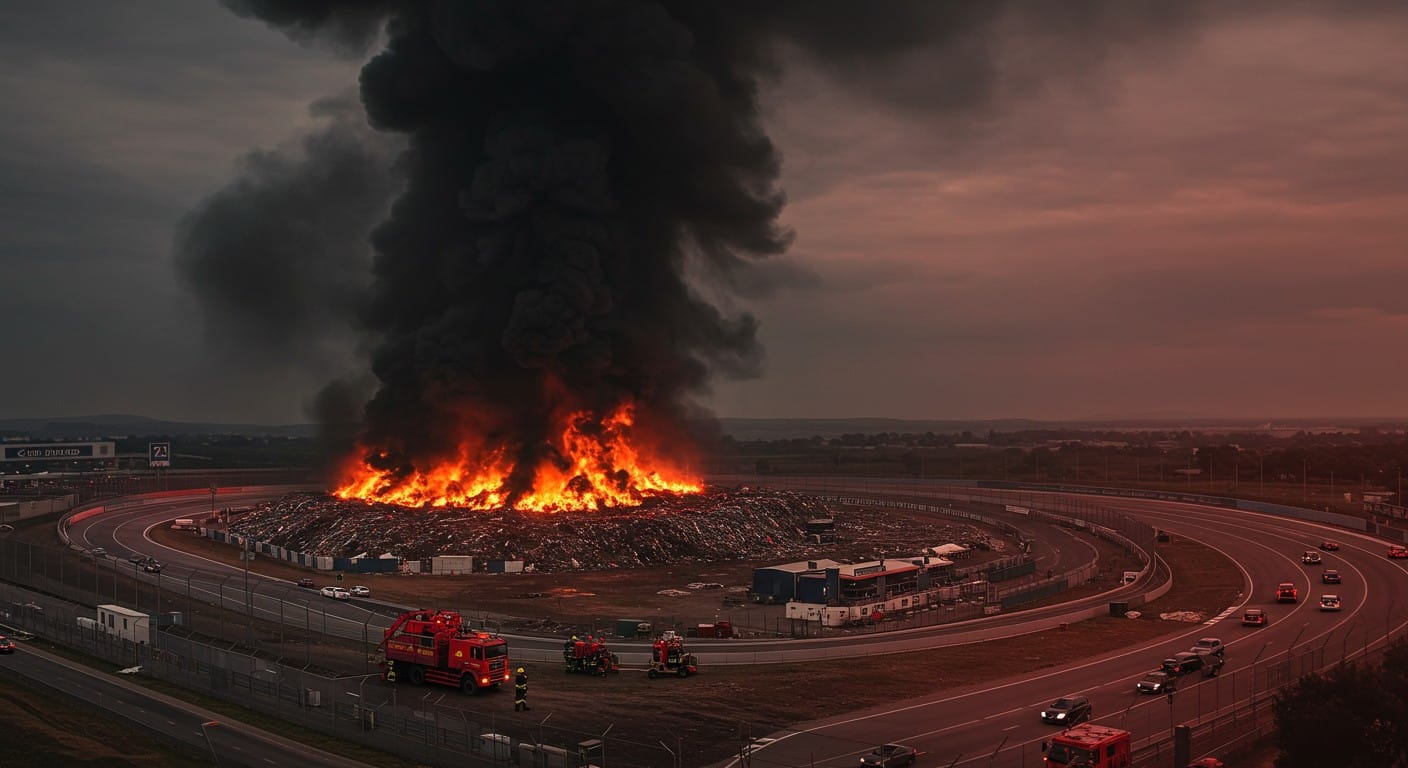 Un incendie spectaculaire ravage une décharge à Ris-Orangis, provoquant un panache de fumée visible à des kilomètres. Quelles causes et solutions ?