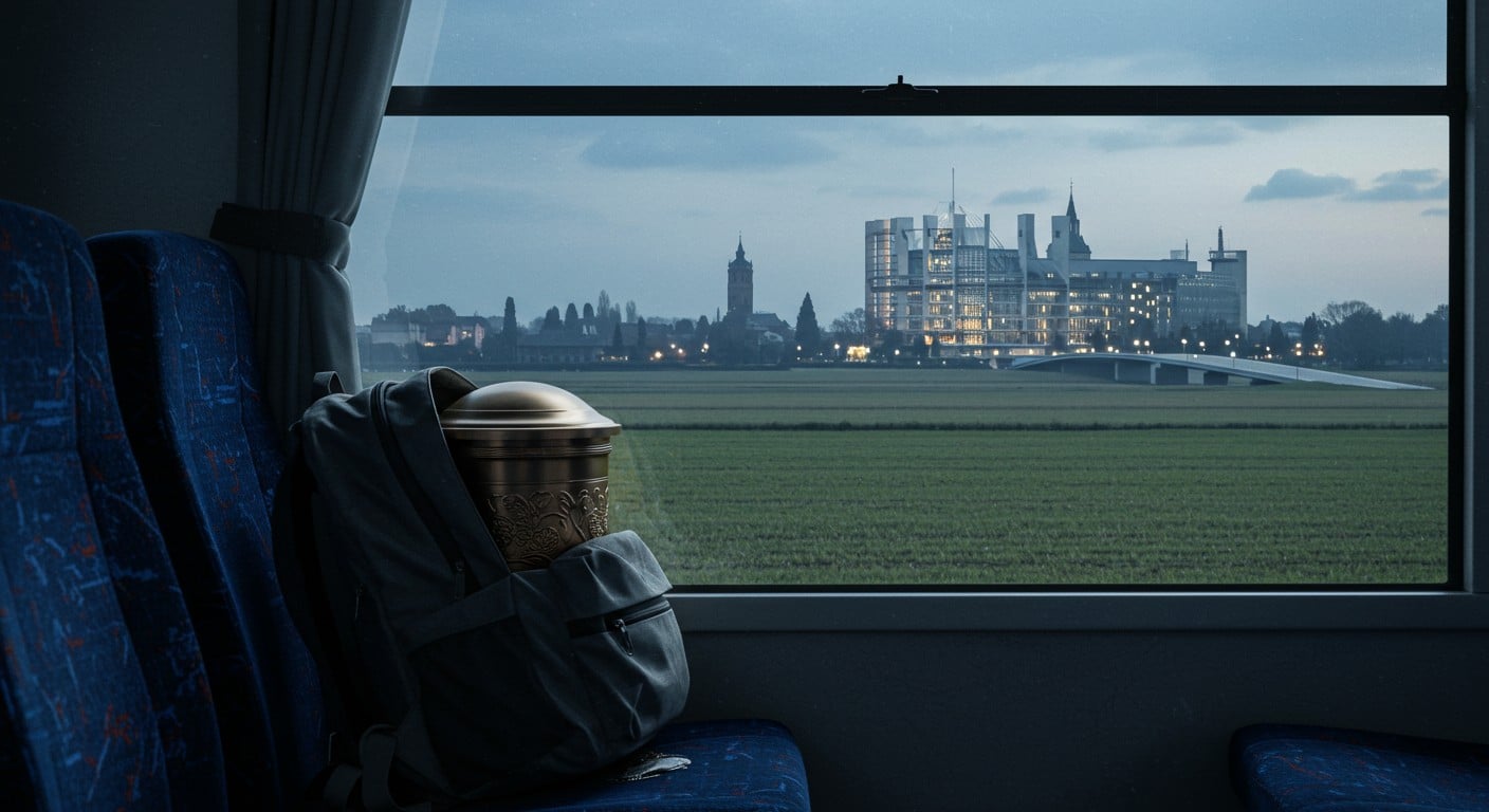 Deux Britanniques vivent une aventure folle en Belgique pour disperser les cendres de leur père anti-Brexit. Oubliées dans un bus, elles retrouvent l’urne par miracle !