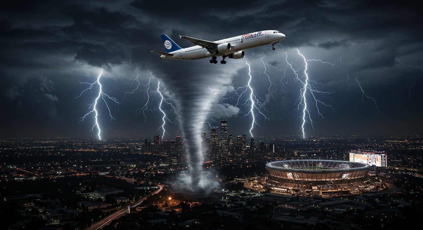 Les Indiana Pacers frôlent le drame : leur avion détourné en urgence à cause d'une tornade avant la finale NBA contre OKC. Découvrez les détails !