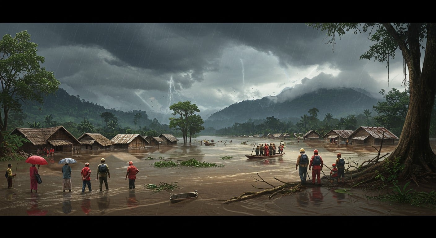 Pluies de mousson meurtrières en Inde : des inondations et glissements de terrain font des dizaines de victimes. Découvrez l’ampleur de la crise.