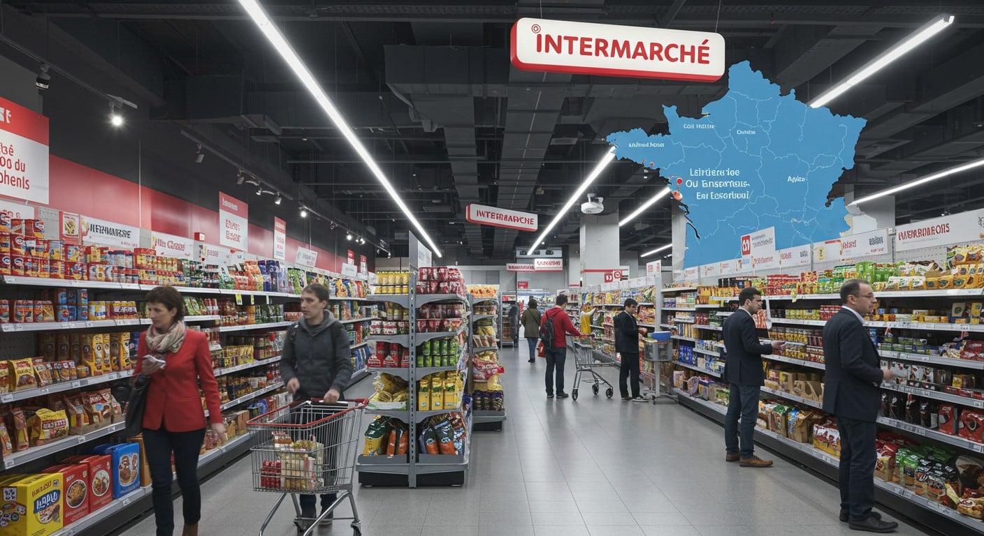 Intermarché s’empare de 81 supermarchés Colruyt et accélère sa conquête du marché français. Découvrez les impacts de cette expansion !