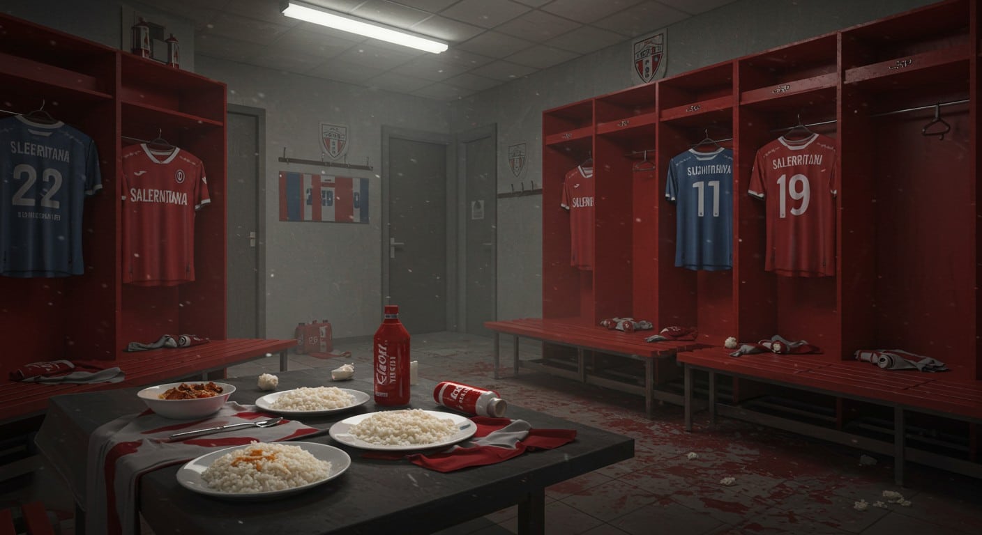 Intoxication alimentaire frappe Salernitana avant le barrage de maintien en Serie B. Report du match envisagé. Découvrez les détails de ce coup dur.