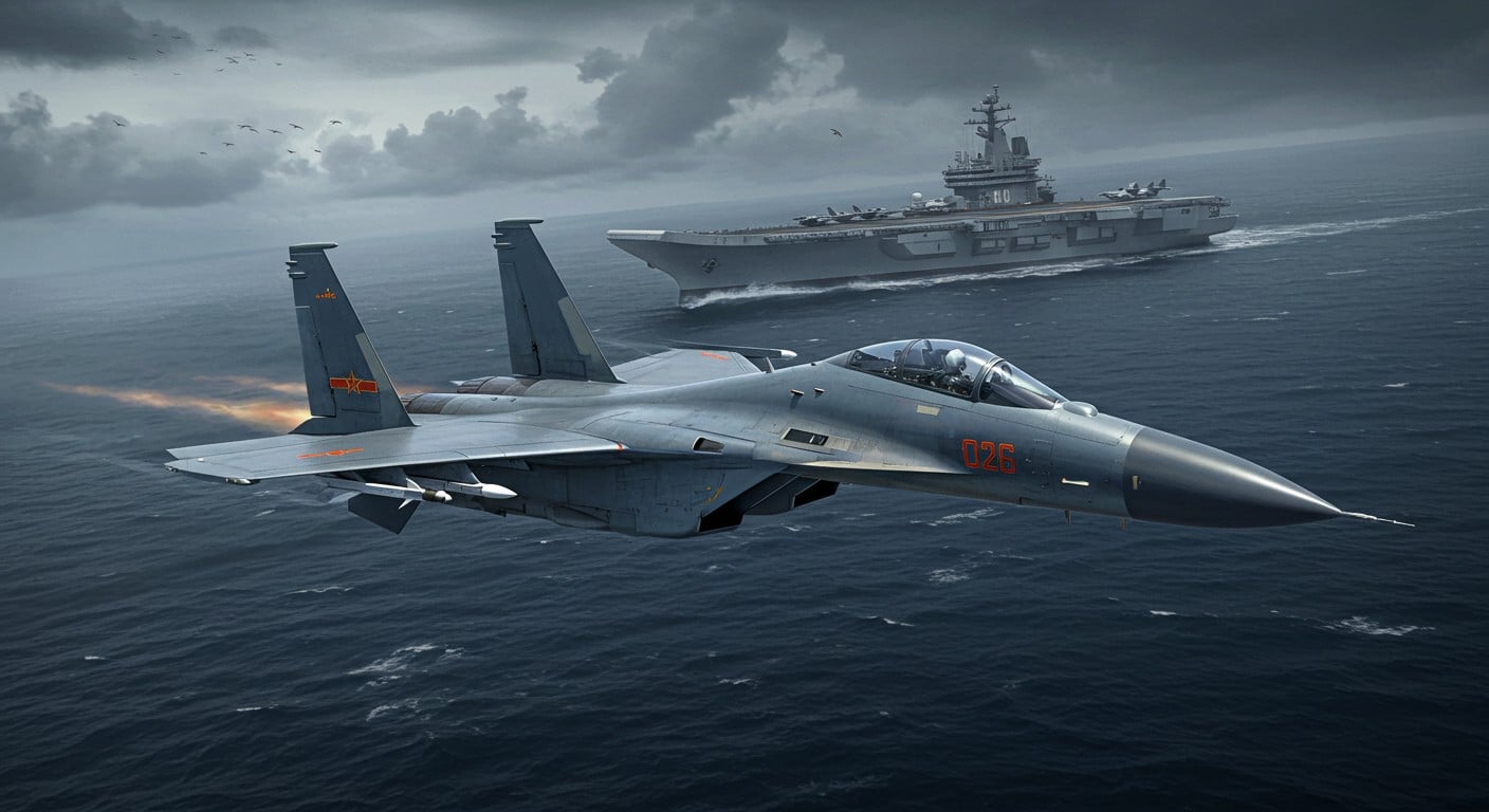 Découvrez le J-15, chasseur chinois qui défie le Japon. Performances, armement et tensions géopolitiques : tout sur cet avion qui redéfinit la puissance aérienne.