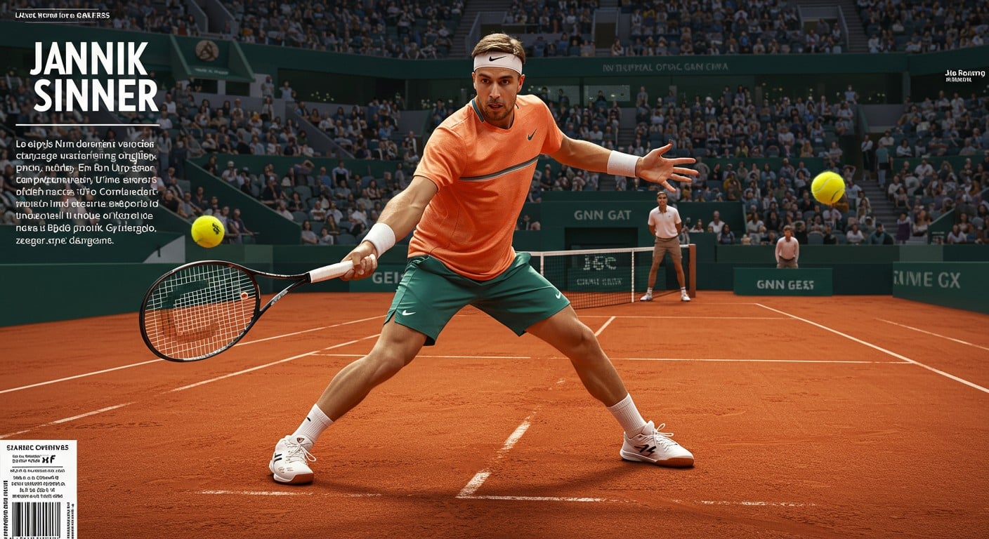 Découvrez comment Jannik Sinner révolutionne son retour à Roland-Garros avec une nouvelle position. Une tactique clé pour la finale contre Alcaraz ?