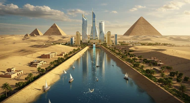 Jirian : Une Ville Futuriste Émerge Dans Le Désert Égyptien