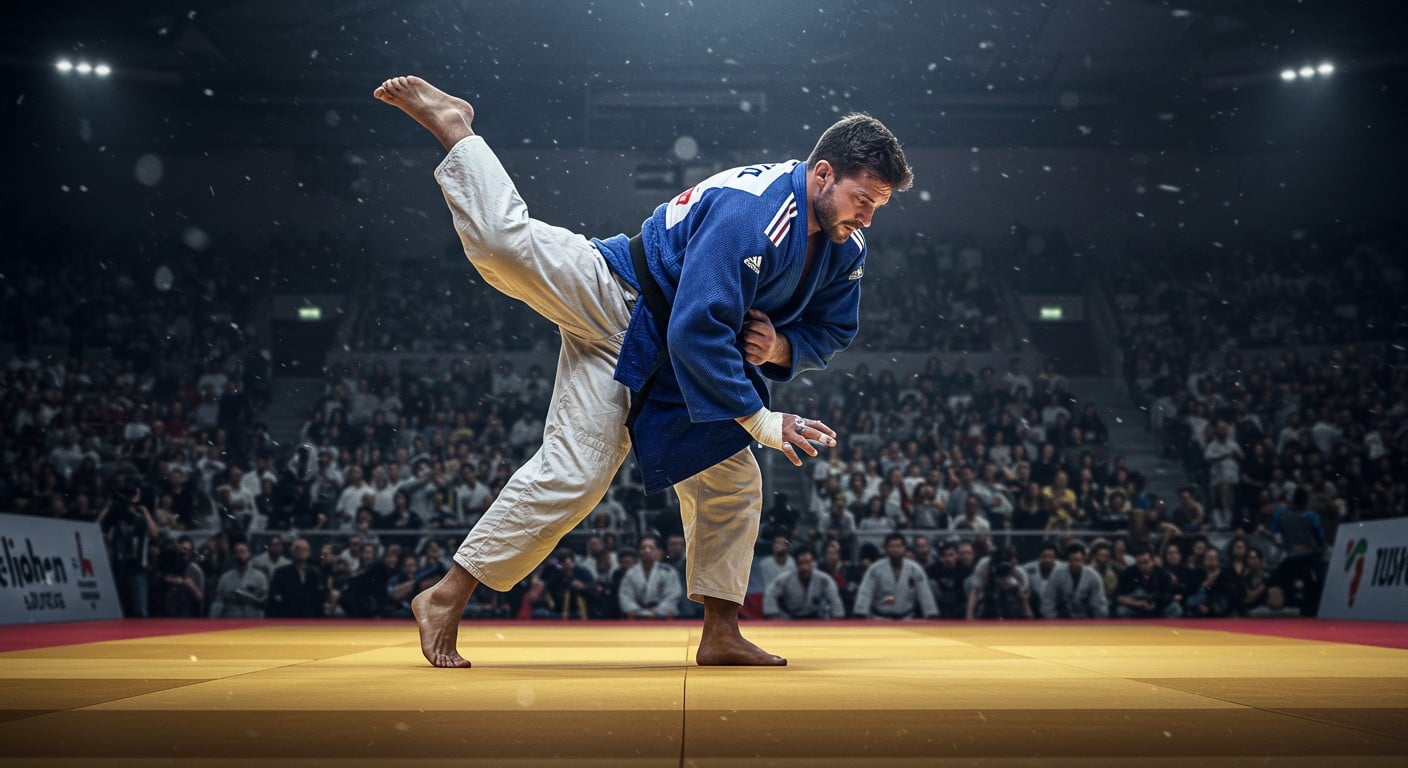 Joan-Benjamin Gaba, judoka français, décroche l’or mondial à 24 ans. Découvrez son ascension fulgurante et son style unique qui révolutionne le judo.