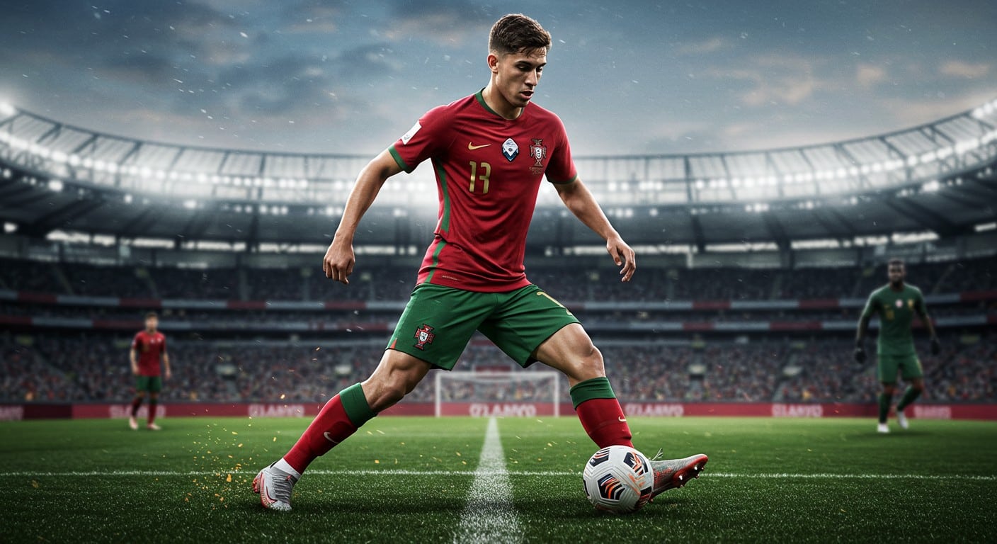 Joao Neves, joyau du Portugal, excelle en latéral ou milieu grâce à son intelligence et son physique. Découvrez son parcours et son impact !