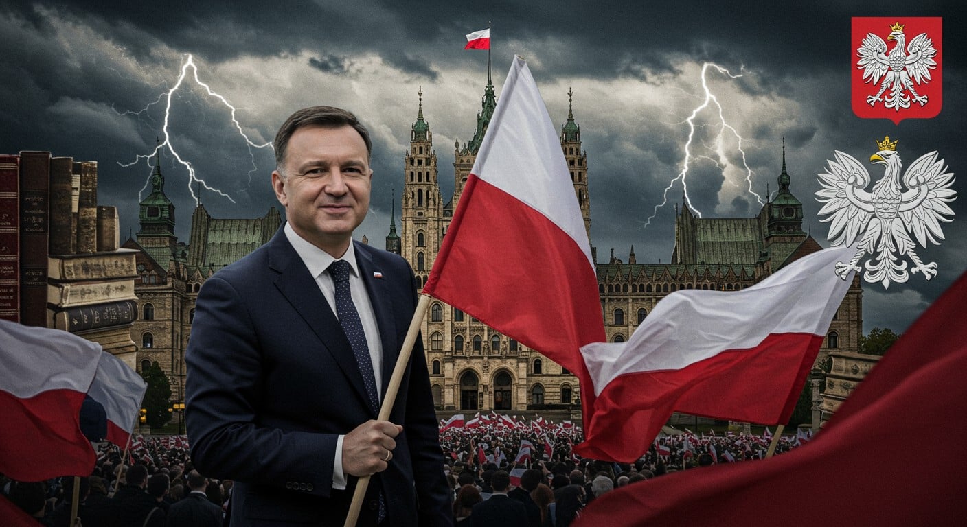 Karol Nawrocki, historien nationaliste, remporte l’élection présidentielle polonaise 2025 face à Rafal Trzaskowski. Découvrez son parcours et ses idées.