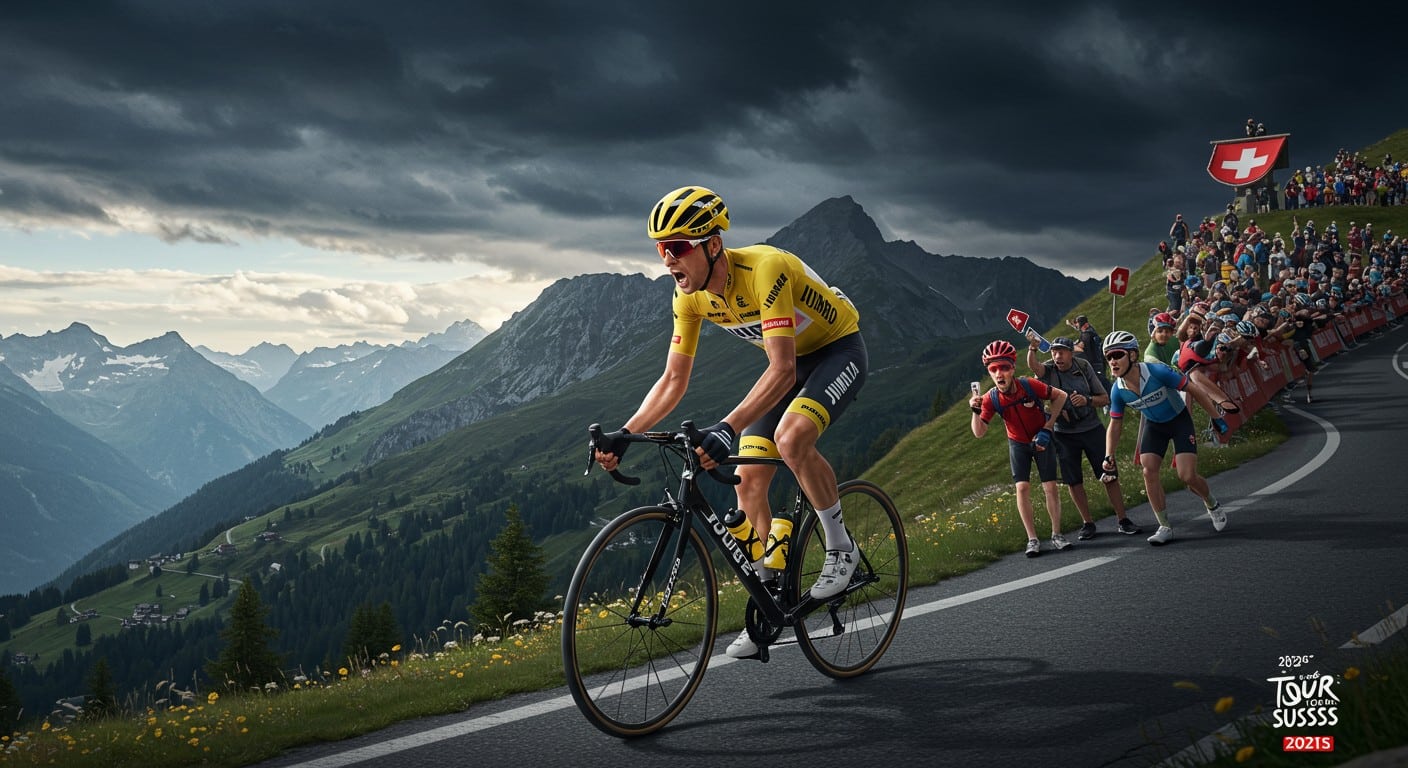 Kévin Vauquelin s’empare du maillot jaune au Tour de Suisse 2025 lors d’une étape épique. Découvrez les moments clés et enjeux de cette course !