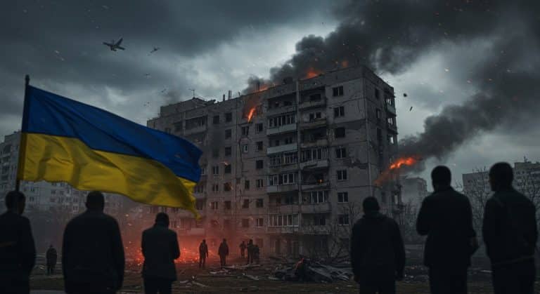 Kiev sous Frappes Russes : 14 Morts, Dont un Américain
