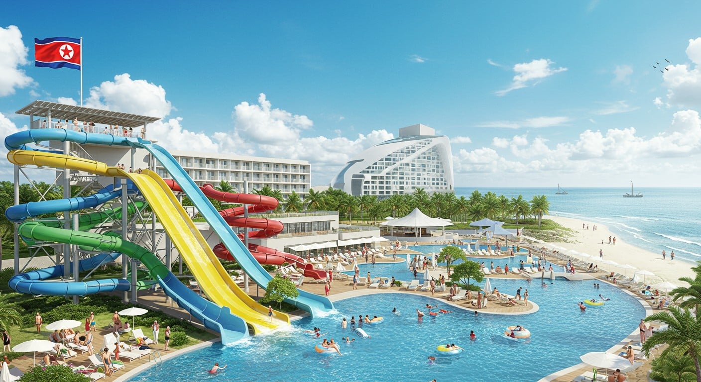 Découvrez la nouvelle station balnéaire de Wonsan-Kalma en Corée du Nord, un projet ambitieux de Kim Jong Un pour booster le tourisme. Quels secrets cache ce site ?