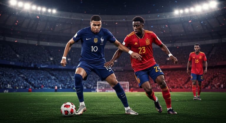 Kylian Mbappé Face à l’Espagne : Un Duel Épique en Ligue des Nations