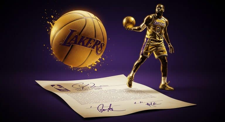 LeBron James Prolonge aux Lakers : Contrat Record