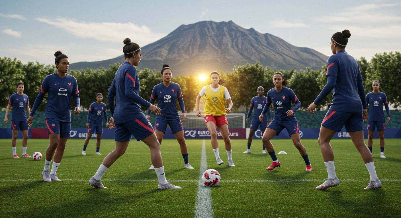 Les Bleues affrontent la Belgique après une préparation intense pour l'Euro 2025. Découvrez leur parcours et leurs ambitions !