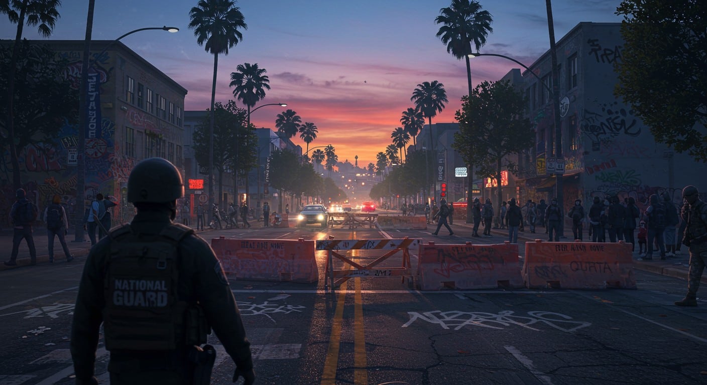 Los Angeles lève son couvre-feu après des tensions. La Garde nationale pourrait partir. Quelles implications pour la ville et les USA ? Lisez la suite.