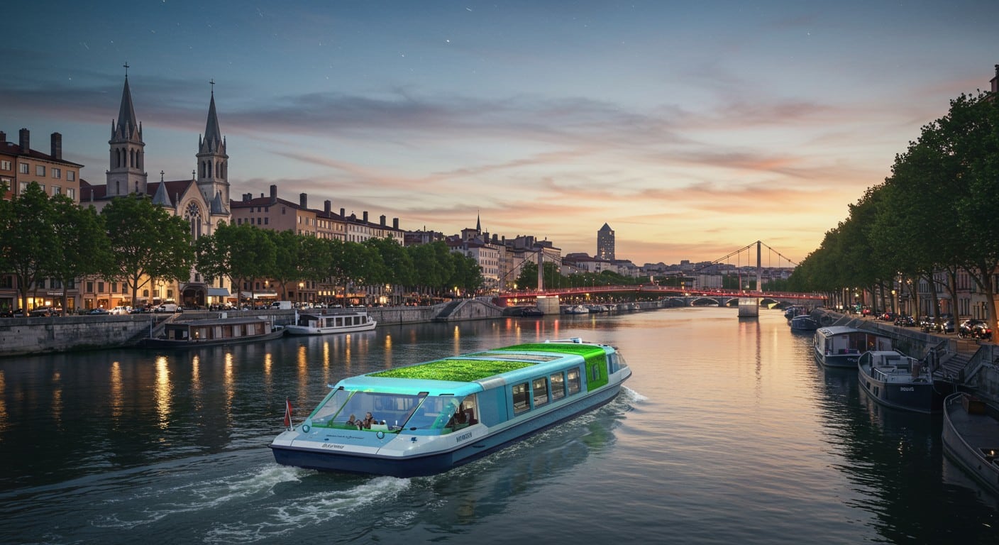 Lyon lance les vaporettos sur la Saône pour des déplacements écologiques et fluides. Découvrez comment Navigône transforme la mobilité urbaine !