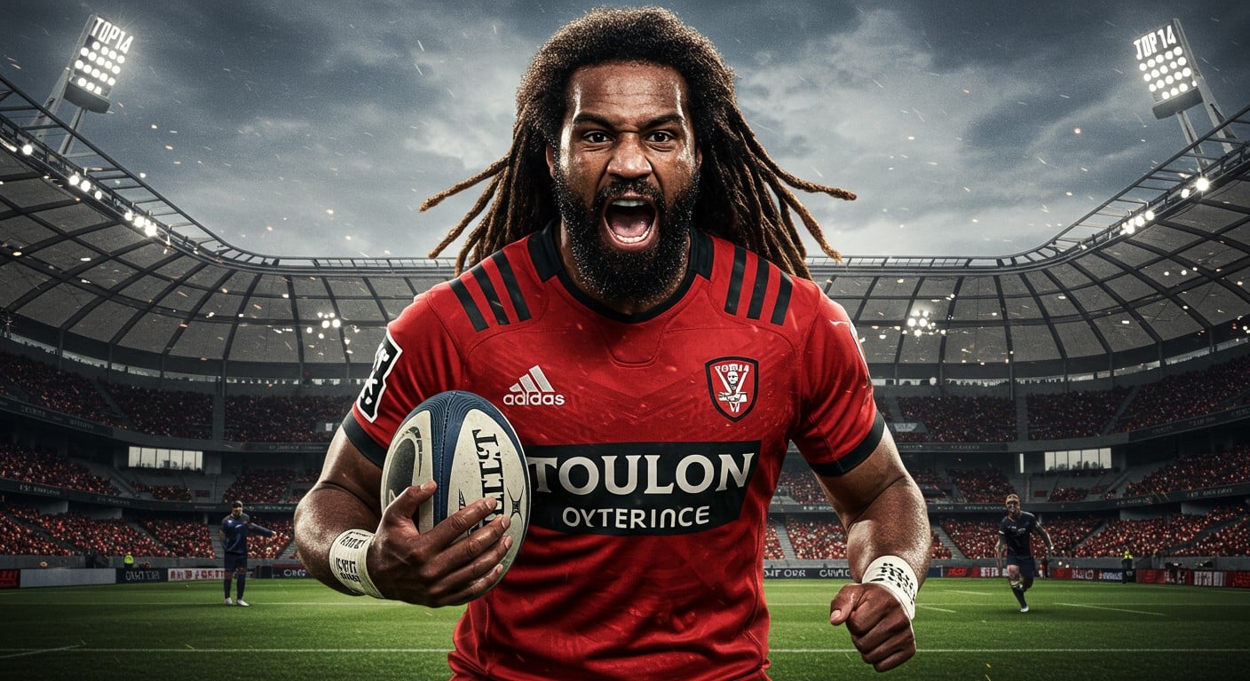À 43 ans, Ma’a Nonu, légende du rugby, guide Toulon vers les demi-finales du Top 14 avec sa grinta et son expérience. Découvrez son impact !