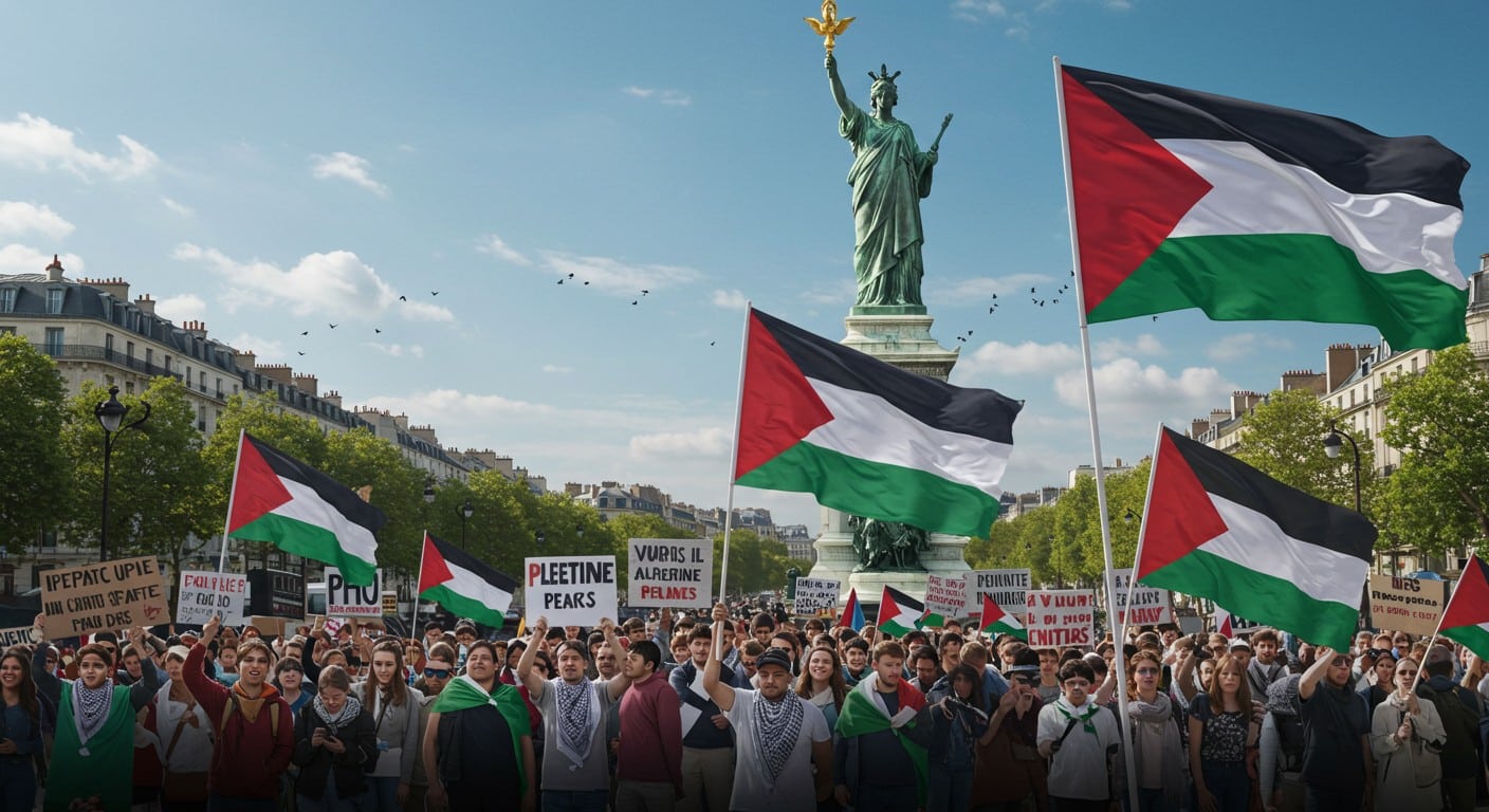 Ce samedi, syndicats et partis de gauche appellent à manifester pour la Palestine à Paris et en France. Découvrez les enjeux de cette mobilisation mondiale.