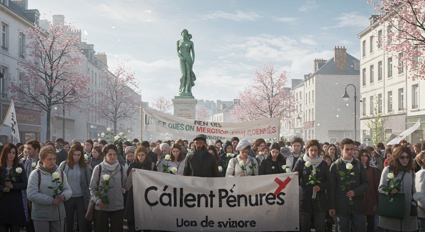 Marche blanche à Gagny pour Fdila, tuée par son ex-conjoint. Un hommage émouvant et un cri contre les féminicides. Découvrez les témoignages poignants.
