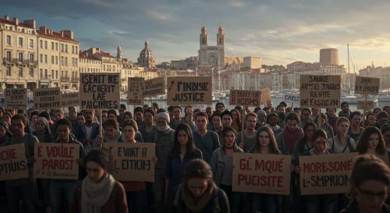 Marche Blanche à Marseille : Justice pour Hichem Miraoui