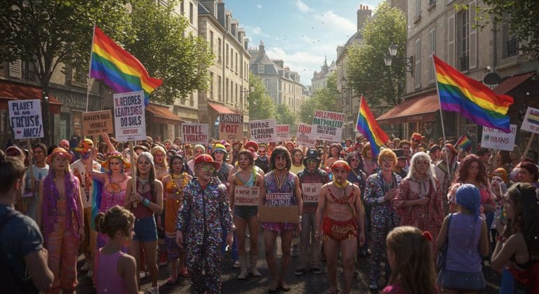 Marche des Fiertés à Compiègne : Un Défilé pour l’Égalité