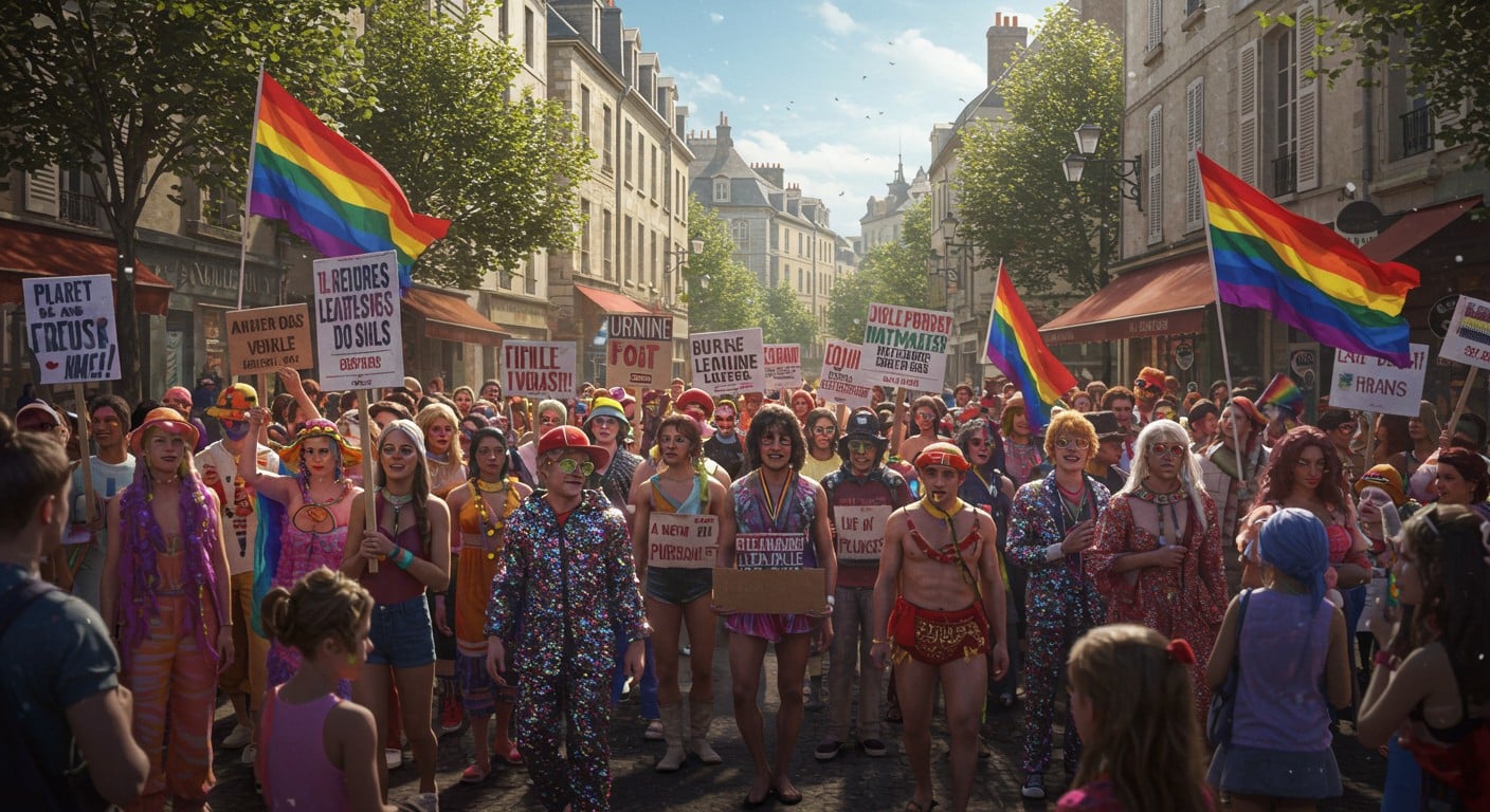 La Pride de l’Oise réunit 500 personnes à Compiègne pour défendre l’amour et l’égalité. Découvrez l’ambiance, les combats et les espoirs de ce défilé vibrant.