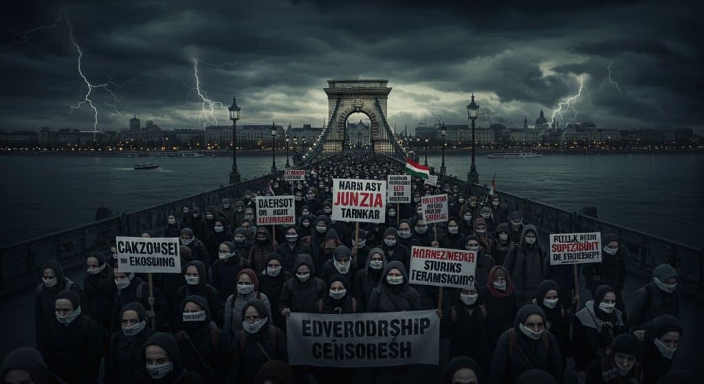 Marche Silencieuse en Hongrie : Résistance à la Loi sur Médias et ONG
