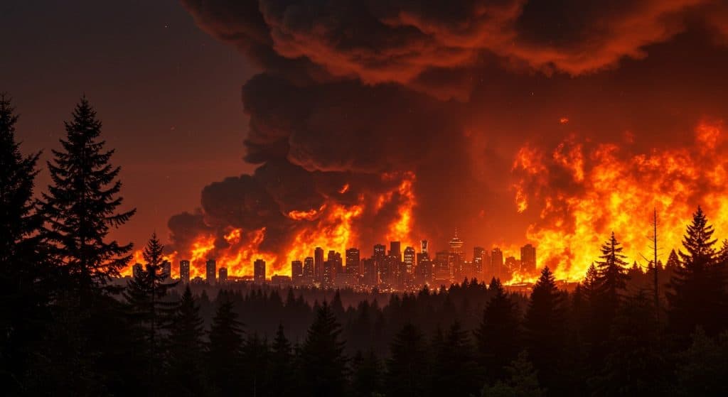 Mégafeux au Canada : Vancouver Face à la Menace des Flammes