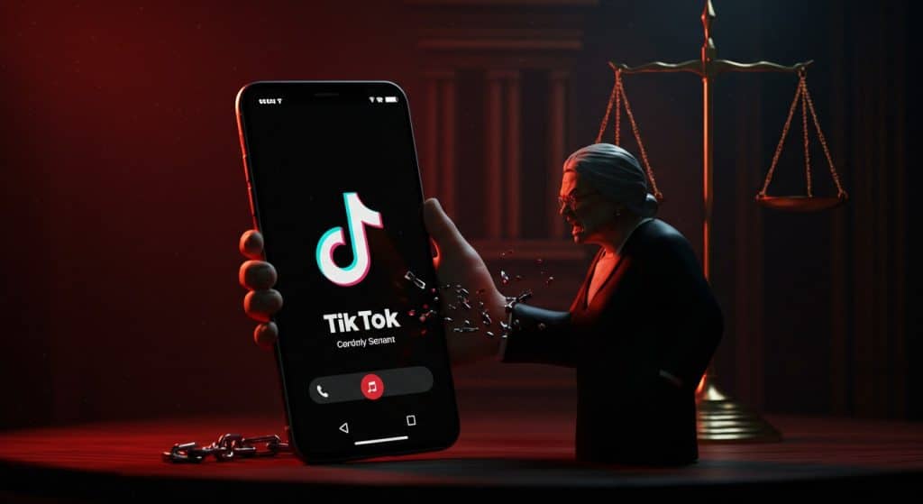 Menaces sur TikTok : Une Grand-Mère Condamnée pour Outrage