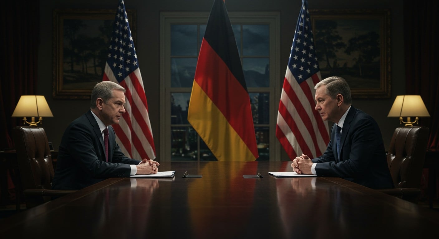 Friedrich Merz rencontre Donald Trump à la Maison Blanche. Une visite sous haute tension pour le chancelier allemand. Découvrez les enjeux !