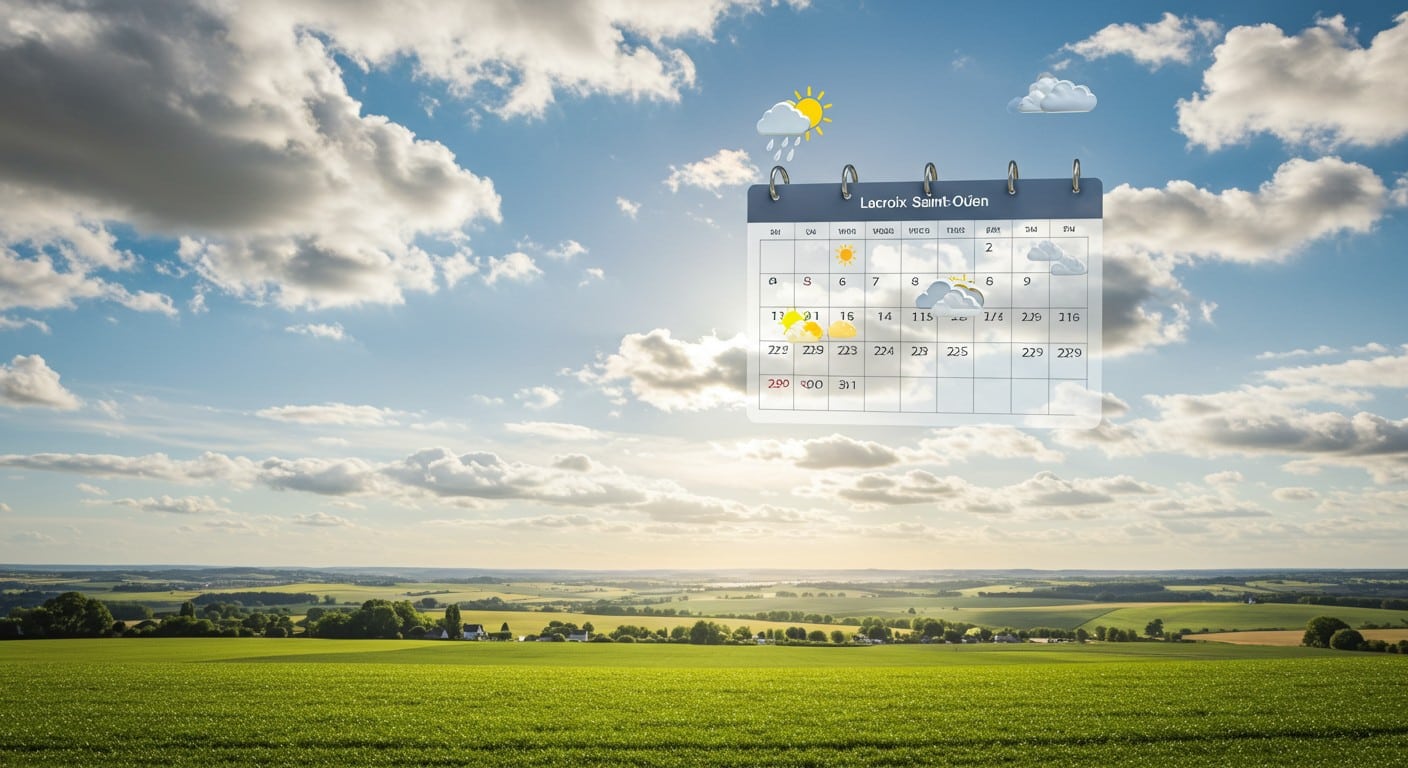 Consultez les prévisions météo à Lacroix-Saint-Ouen pour 7 jours : températures, pluie, vent. Planifiez vos activités avec nos conseils pratiques !