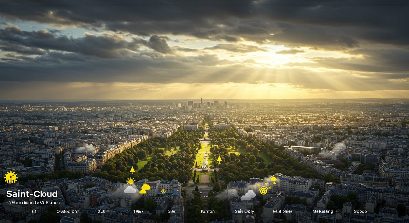 Découvrez les prévisions météo à Saint-Cloud pour 7 jours : pluie, soleil, températures et conseils pour planifier vos activités en Île-de-France.