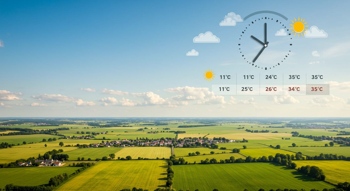Consultez les prévisions météo à Saint-Just-en-Chaussée pour 7 jours : températures, ciel, vent. Planifiez vos activités avec nos infos détaillées !