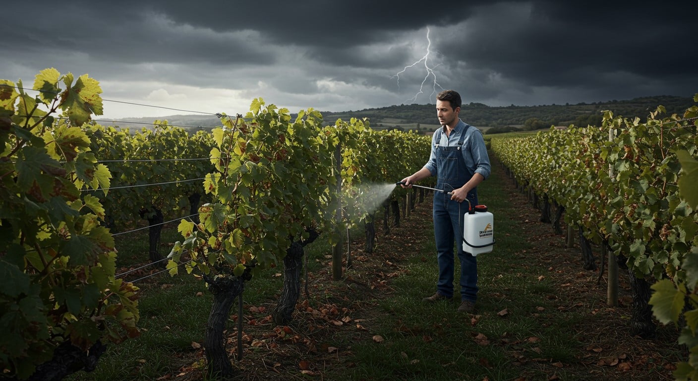 Le mildiou frappe fort les vignobles des Pyrénées-Orientales en 2025. Découvrez comment les vignerons luttent face à cette menace rare et virulente.
