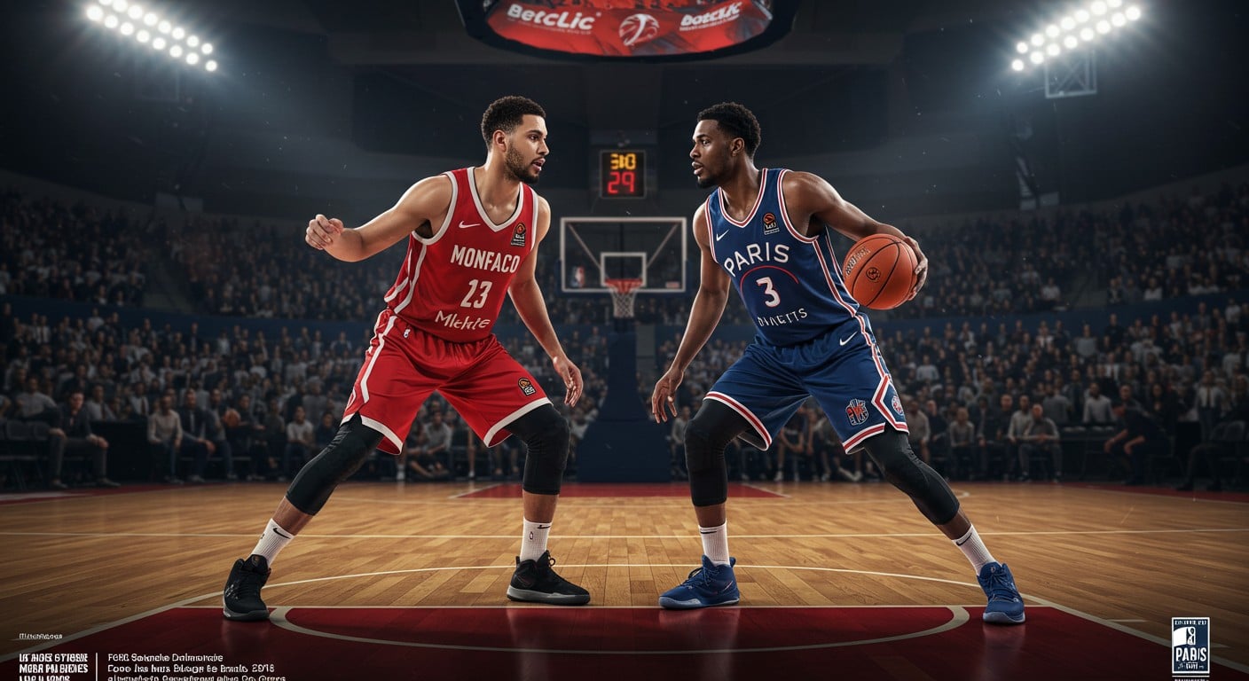 Monaco-Paris Basketball : le match 4 des finales Betclic Élite 2025 peut sacrer Paris ou relancer Monaco. Analyse, enjeux et clés du duel !