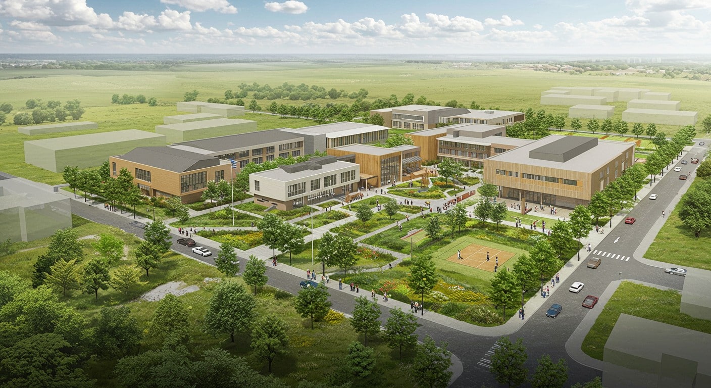 Découvrez le futur lycée de Magny-en-Vexin, un projet qui transforme le Vexin après 30 ans d’attente. Un établissement moderne pour 600 élèves !