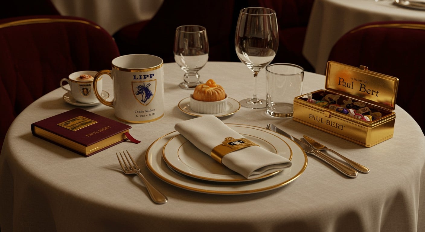Découvrez les objets dérivés des restaurants cultes de Paris, Lipp, Paul Bert... Un souvenir chic à collectionner !