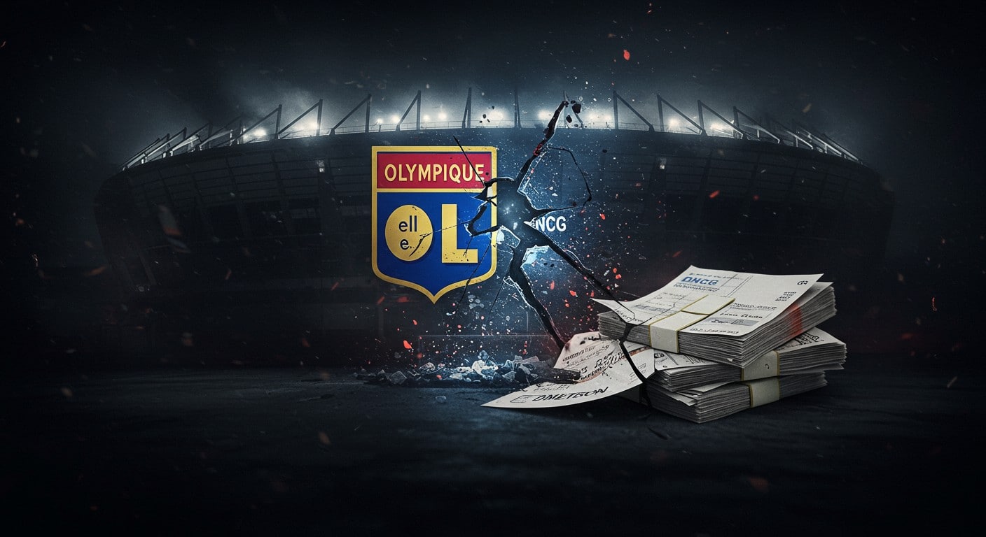 L’Olympique Lyonnais relégué en Ligue 2 par la DNCG : analyse du choc, des causes financières et des perspectives pour le club rhodanien.