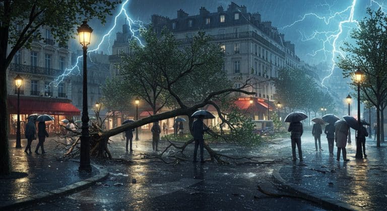 Orage à Paris : Dégâts et Résilience dans l’Ouest