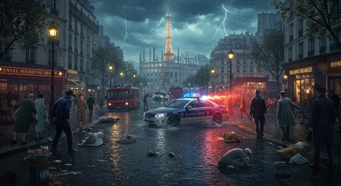 Après un orage à Paris, des policiers diffusent la musique de Titanic dans les rues inondées. Découvrez cette anecdote insolite et ses réactions !