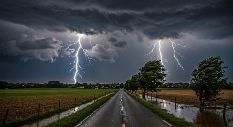 Orages et Pluies : Alerte Orange dans Neuf Départements