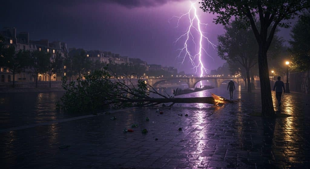 Orages Mortels à Paris : Une Tragédie en Bord de Seine
