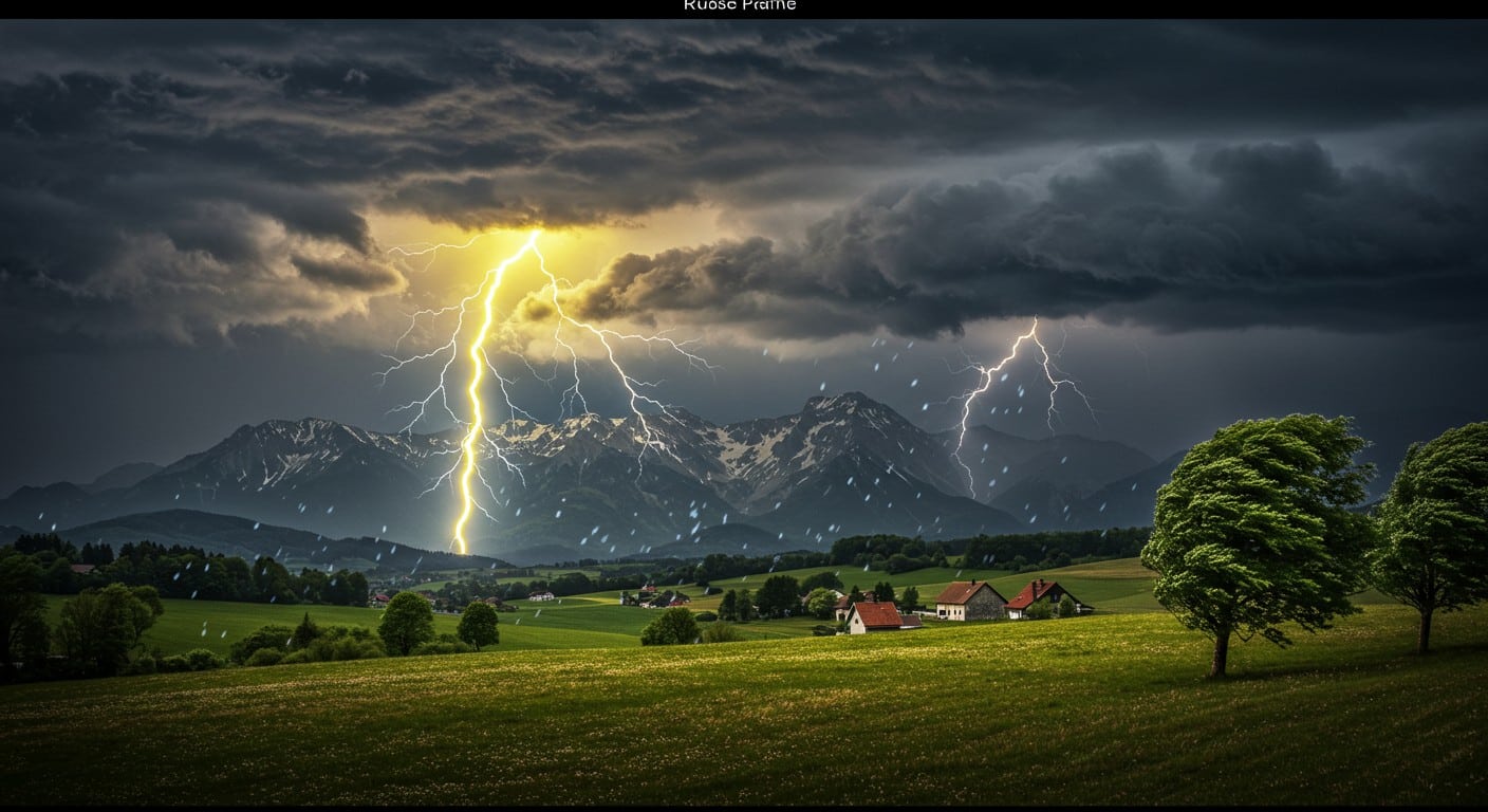 Orages, grêle et vents forts menacent l’Est et les Alpes. Découvrez les zones en vigilance orange, les risques et conseils pour rester en sécurité.