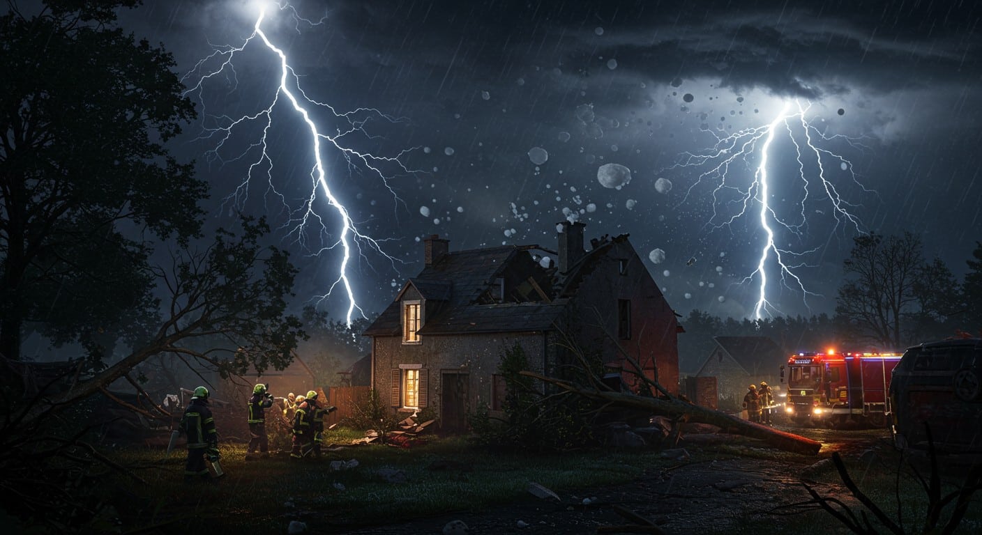 Orages dévastateurs en Eure-et-Loir : grêlons géants, mini-tornades et dégâts massifs. Découvrez les témoignages et impacts de cette nuit chaotique.