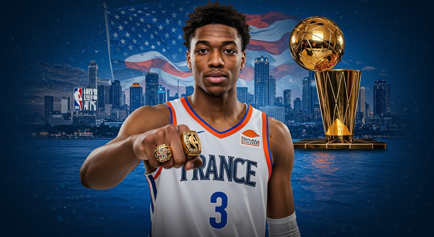 Découvrez Ousmane Dieng, 7e Français champion NBA avec Oklahoma City. Son parcours, son rôle et son rêve américain réalisé à seulement 22 ans !