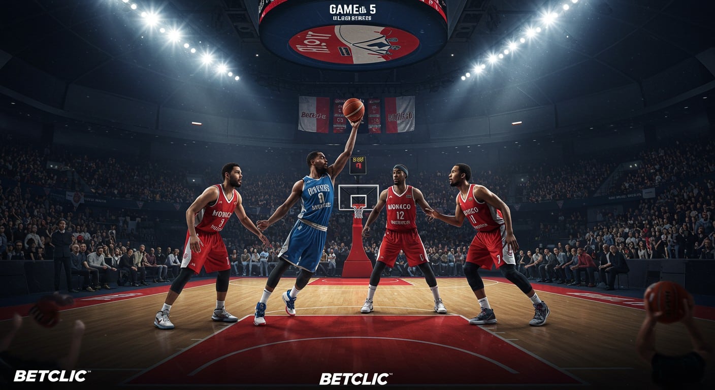 Paris Basketball affronte Monaco en finale Betclic Élite. À quelle heure et sur quelle chaîne voir le match 5 décisif ? Découvrez tout ici !