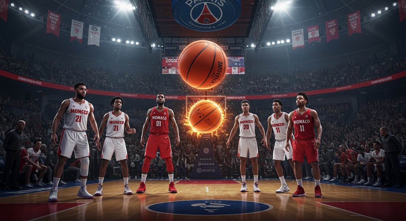 Paris Basketball et Monaco s’affrontent dans un match 5 décisif pour le titre de champion de France 2025. Analyse, enjeux et pronostics pour ce choc !