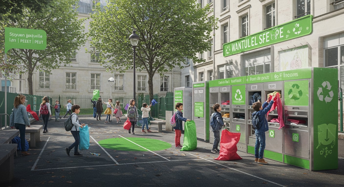 Paris lance une collecte textile dans 85 écoles pour lutter contre le gaspillage et la fast fashion. Découvrez cette initiative ambitieuse !